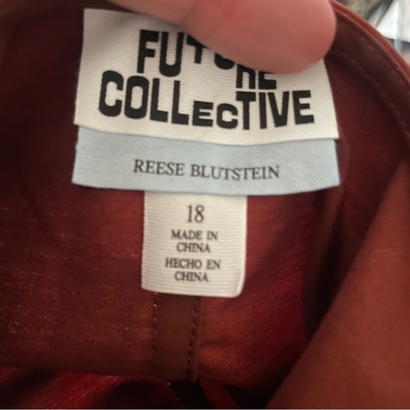 Future Collective Plus Size Strappy Pleated Modi Dress NWT - Picture 2 of 5